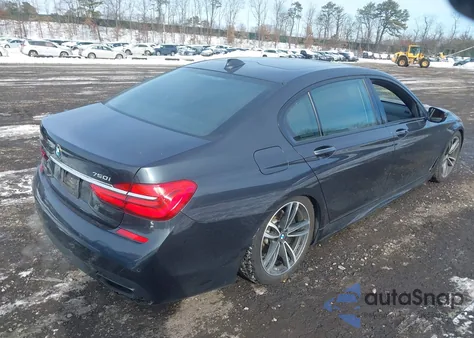 2016 BMW 750I xDrive z USA, uszkodzony, nr VIN WBA7F2C53GG421158